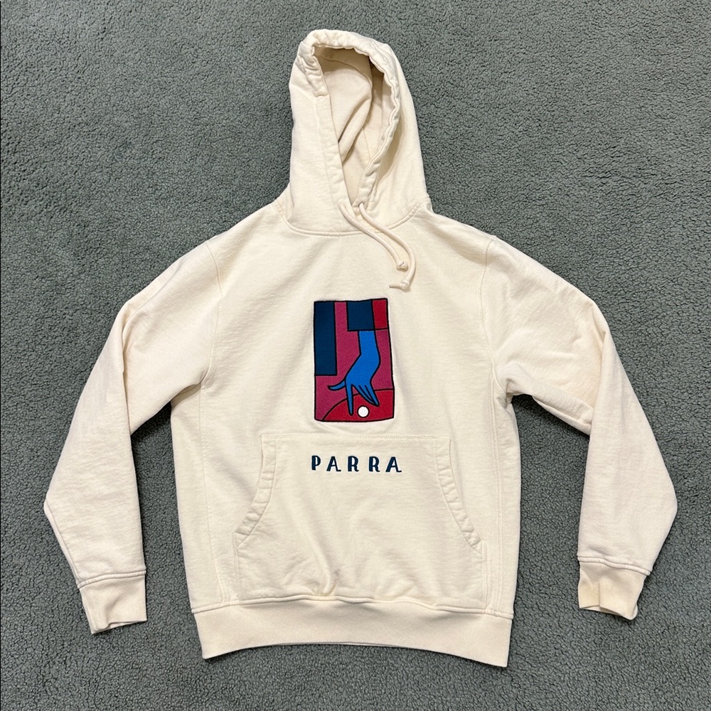 Parra Embroidered Art Hoodie Made in Portugal size XS